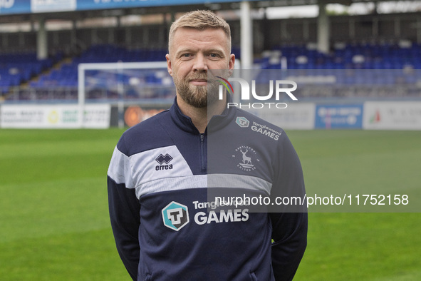 Nicky Featherstone is the Hartlepool United coach during the unveiling of the new Hartlepool United Management Team at The Prestige Group St...