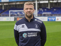 Nicky Featherstone is the Hartlepool United coach during the unveiling of the new Hartlepool United Management Team at The Prestige Group St...