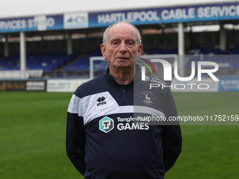 Lennie Lawrence is the newly appointed Hartlepool United manager during the unveiling of the new Hartlepool United Management Team at The Pr...