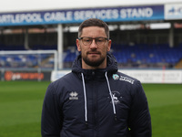 Anthony Limbrick is the new Hartlepool United Head Coach during the unveiling of the new Hartlepool United Management Team at The Prestige G...