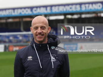 Gavin Skelton is the new Hartlepool United First team coach during the unveiling of the new Hartlepool United Management Team at The Prestig...