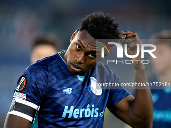 Samu Omorodion of FC Porto looks on during the UEFA Europa League 2024/25 League Phase MD4 match between SS Lazio and FC Porto at Stadio Oli...