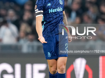 Nehuen Perez of FC Porto during the UEFA Europa League 2024/25 League Phase MD4 match between SS Lazio and FC Porto at Stadio Olimpico on No...