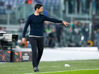 Vitor Bruno head coach of FC Porto gestures during the UEFA Europa League 2024/25 League Phase MD4 match between SS Lazio and FC Porto at St...