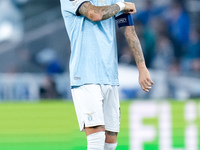 Mattia Zaccagni of SS Lazio looks on during the UEFA Europa League 2024/25 League Phase MD4 match between SS Lazio and FC Porto at Stadio Ol...