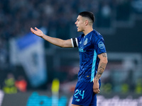 Nehuen Perez of FC Porto gestures during the UEFA Europa League 2024/25 League Phase MD4 match between SS Lazio and FC Porto at Stadio Olimp...