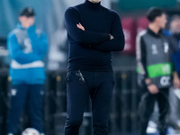 Marco Baroni head coach of SS Lazio looks on during the UEFA Europa League 2024/25 League Phase MD4 match between SS Lazio and FC Porto at S...