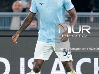 Nuno Tavares of SS Lazio during the UEFA Europa League 2024/25 League Phase MD4 match between SS Lazio and FC Porto at Stadio Olimpico on No...