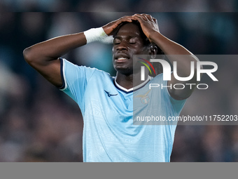 Loum Tchaouna of SS Lazio looks dejected during the UEFA Europa League 2024/25 League Phase MD4 match between SS Lazio and FC Porto at Stadi...