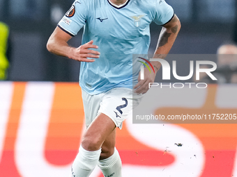 Samuel Gigot of SS Lazio during the UEFA Europa League 2024/25 League Phase MD4 match between SS Lazio and FC Porto at Stadio Olimpico on No...