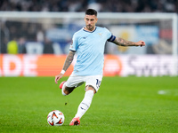 Mattia Zaccagni of SS Lazio during the UEFA Europa League 2024/25 League Phase MD4 match between SS Lazio and FC Porto at Stadio Olimpico on...