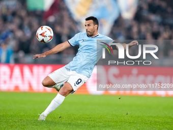 Pedro of SS Lazio during the UEFA Europa League 2024/25 League Phase MD4 match between SS Lazio and FC Porto at Stadio Olimpico on November...