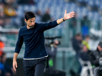 Vitor Bruno head coach of FC Porto gestures during the UEFA Europa League 2024/25 League Phase MD4 match between SS Lazio and FC Porto at St...