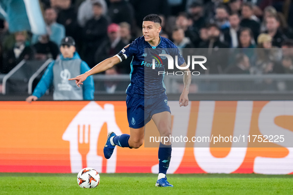 Nehuen Perez of FC Porto during the UEFA Europa League 2024/25 League Phase MD4 match between SS Lazio and FC Porto at Stadio Olimpico on No...