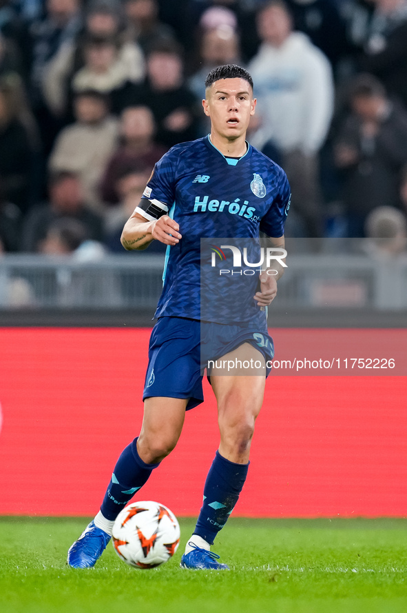 Nehuen Perez of FC Porto during the UEFA Europa League 2024/25 League Phase MD4 match between SS Lazio and FC Porto at Stadio Olimpico on No...