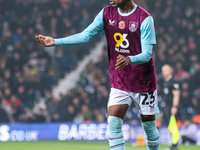 Lucas Pires of Burnley is on the ball during the Sky Bet Championship match between West Bromwich Albion and Burnley at The Hawthorns in Wes...