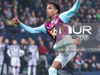 Lucas Pires of Burnley is number 23 during the Sky Bet Championship match between West Bromwich Albion and Burnley at The Hawthorns in West...