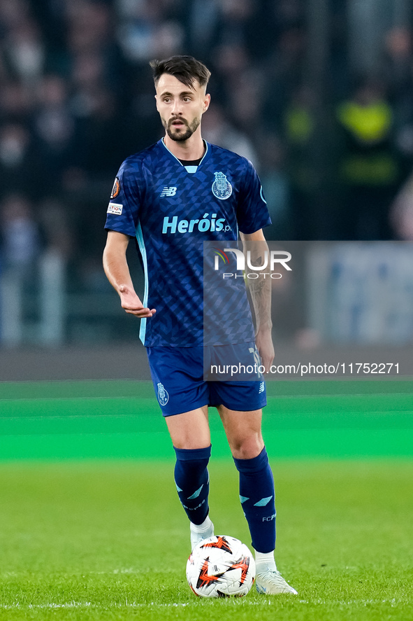 Fabio Vieira of FC Porto during the UEFA Europa League 2024/25 League Phase MD4 match between SS Lazio and FC Porto at Stadio Olimpico on No...