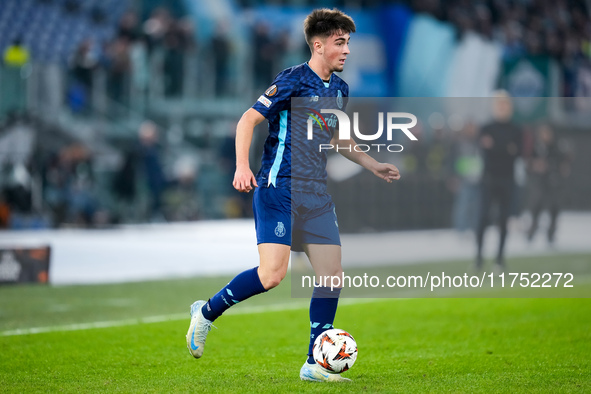 Martim Fernandes of FC Porto during the UEFA Europa League 2024/25 League Phase MD4 match between SS Lazio and FC Porto at Stadio Olimpico o...