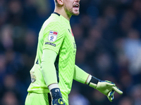 Alex Palmer of WBA participates in the Sky Bet Championship match between West Bromwich Albion and Burnley at The Hawthorns in West Bromwich...