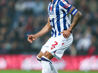 Darnell Furlong of WBA is on the ball during the Sky Bet Championship match between West Bromwich Albion and Burnley at The Hawthorns in Wes...