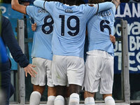 Pedro of S.S. Lazio celebrates after scoring the goal of 2-1 during the UEFA Europa League 2024/25 League Phase MD4 match between S.S. Lazio...