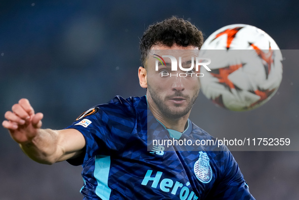 Joao Mario of FC Porto during the UEFA Europa League 2024/25 League Phase MD4 match between SS Lazio and FC Porto at Stadio Olimpico on Nove...