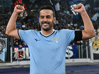 Pedro of S.S. Lazio stands at the end of the UEFA Europa League 2024/25 League Phase MD4 match between S.S. Lazio and F.C. Porto at Olympic...