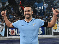 Pedro of S.S. Lazio stands at the end of the UEFA Europa League 2024/25 League Phase MD4 match between S.S. Lazio and F.C. Porto at Olympic...