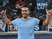 Pedro of S.S. Lazio stands at the end of the UEFA Europa League 2024/25 League Phase MD4 match between S.S. Lazio and F.C. Porto at Olympic...