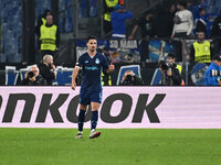 Stephen Eustaquio of F.C. Porto celebrates after scoring the goal to make it 1-1 during the UEFA Europa League 2024/25 League Phase MD4 matc...