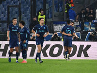 Stephen Eustaquio of F.C. Porto celebrates after scoring the goal to make it 1-1 during the UEFA Europa League 2024/25 League Phase MD4 matc...