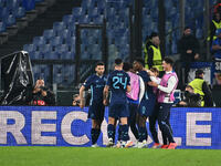 Stephen Eustaquio of F.C. Porto celebrates after scoring the goal to make it 1-1 during the UEFA Europa League 2024/25 League Phase MD4 matc...