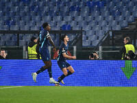 Stephen Eustaquio of F.C. Porto celebrates after scoring the goal to make it 1-1 during the UEFA Europa League 2024/25 League Phase MD4 matc...