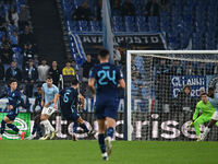 Stephen Eustaquio of F.C. Porto celebrates after scoring the goal to make it 1-1 during the UEFA Europa League 2024/25 League Phase MD4 matc...