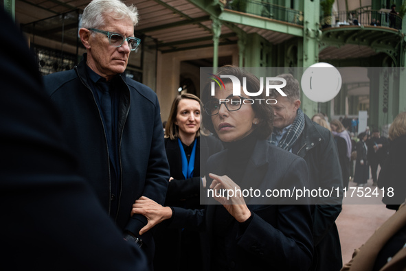 Culture Minister Rachida Dati pays a surprise visit to Paris Photo, one of the world's most important photography fairs, at the Grand Palais...