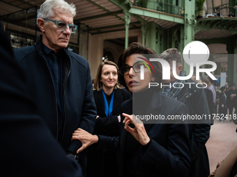 Culture Minister Rachida Dati pays a surprise visit to Paris Photo, one of the world's most important photography fairs, at the Grand Palais...