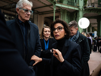 Culture Minister Rachida Dati pays a surprise visit to Paris Photo, one of the world's most important photography fairs, at the Grand Palais...