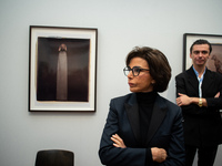 Culture Minister Rachida Dati pays a surprise visit to Paris Photo, one of the world's most important photography fairs, at the Grand Palais...