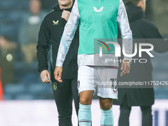 Bashir Humphreys of Burnley poses post-match during the Sky Bet Championship match between West Bromwich Albion and Burnley at The Hawthorns...