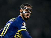 Maccabi Tel Aviv midfielder Sagiv Jehezkel plays during the match between Ajax and Maccabi Tel Aviv at the Johan Cruijff ArenA for the UEFA...