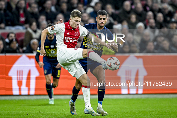 AFC Ajax Amsterdam defender Anton Gaaei plays during the match between Ajax and Maccabi Tel Aviv at the Johan Cruijff ArenA for the UEFA Eur...