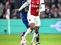 AFC Ajax Amsterdam forward Chuba Akpom plays during the match between Ajax and Maccabi Tel Aviv at the Johan Cruijff ArenA for the UEFA Euro...