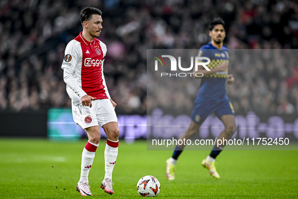 AFC Ajax Amsterdam forward Steven Berghuis plays during the match between Ajax and Maccabi Tel Aviv at the Johan Cruijff ArenA for the UEFA...