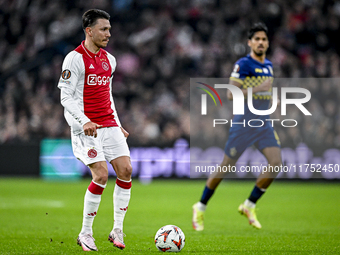 AFC Ajax Amsterdam forward Steven Berghuis plays during the match between Ajax and Maccabi Tel Aviv at the Johan Cruijff ArenA for the UEFA...