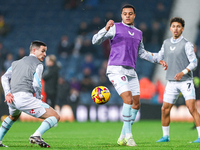 Burnley players warm up during the Sky Bet Championship match between West Bromwich Albion and Burnley at The Hawthorns in West Bromwich, on...