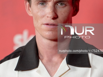 Eddie Redmayne attends "The Day of the Jackal" premiere photocall at Villa Wolkonsky in Rome, Italy, on November 7, 2024. (