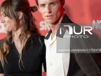 Eddie Redmayne attends "The Day of the Jackal" premiere photocall at Villa Wolkonsky in Rome, Italy, on November 7, 2024. (