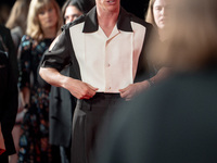 Eddie Redmayne attends "The Day of the Jackal" premiere photocall at Villa Wolkonsky in Rome, Italy, on November 7, 2024. (