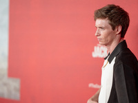 Eddie Redmayne attends "The Day of the Jackal" premiere photocall at Villa Wolkonsky in Rome, Italy, on November 7, 2024. (